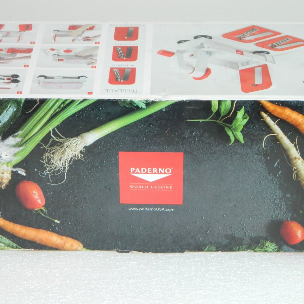 Paderno Folding Spiralizer with 3 blades Compact